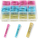 WAHSURE 160 STÜCK WÄRMESCHRUMPF-STOSSVERBINDER – ELEKTRISCHE STECKVERBINDER – WASSERDICHTE DRAHTVERBINDER-ANSCHLÜSSE