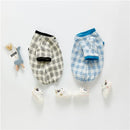 Sommer-Kurzarm-Gitter-Baby-Mädchen-Strampler