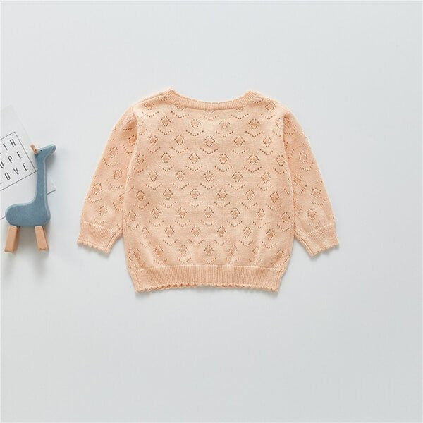 New born baby girls knitted cardigan ourfit