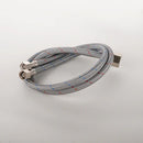 PARLOS Wasserhahn-Wasserversorgungsleitungen mit Filtersieb, 9/16-24 UNEF-Messinganschluss, 24 Zoll Länge