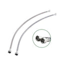 PARLOS Wasserhahn-Wasserversorgungsleitungen mit Filtersieb, 9/16-24 UNEF-Messinganschluss, 24 Zoll Länge