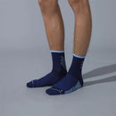 Antibakterielle Viertel-Kompressionssocken aus Kupfergarn