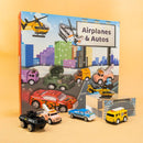 Weihnachts-Countdown-Adventskalender mit Autos