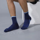 Antibakterielle Viertel-Kompressionssocken aus Kupfergarn