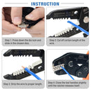 IWISS SN RATSCHE CRIMPER WERKZEUGSATZ AUTOMOTIVE MIT 5 SCHNELLWECHSELBAREN PULVERMETALLURGIE-MATRIZEN FÜR IWS4 SOLARSTECKVERBINDER