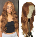 Tuneful Ginger Blonde Colored 13x4 5x5 HD Lace Front Closure Echthaar Perücken Körperwelle Frontal Perücken