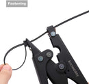 Kabelbinderwerkzeug, Knoweasy-Kabelbinderpistole und Spann- und Schneidwerkzeug für Kunststoff-Nylon-Kabelbinder oder Befestigungselemente
