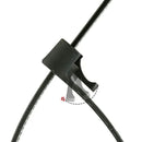 CABLE DE NYLON AJUSTABLE REUTILIZABLE WAHSURE NEGRO 12 PULGADAS 100 PCS 50LBS, FIJACIÓN DE LUCES DE CUERDA AL AIRE LIBRE, BLOQUEO DE EQUIPAJE