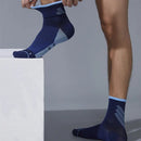 Antibakterielle Viertel-Kompressionssocken aus Kupfergarn