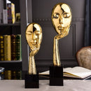 Creative abstraction mask alloy ornament