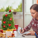 Künstlicher 18,5-Zoll-Tisch-Weihnachtsbaum mit 170 PE-Zweigen und Zellstoffständer