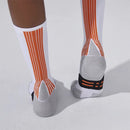Mit Kupfer angereicherte, gepolsterte Athletic Crew Performance-Socken