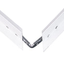 Einbaurahmen aus Aluminium für weißes LED-Panel