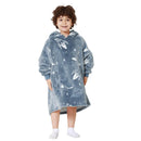 Bedsure Glow-In-The-Dark Blanket Hoodie für Kinder – Space