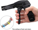 Kabelbinder-Werkzeug, Knoweasy-Befestigungs-Kabelbinder-Pistole und Flush-Cut-Reißverschluss-Pistole mit Stahlgriff für Nylon-Kabelbinder