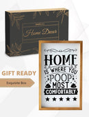 Arte divertido de la pared de la decoración del baño