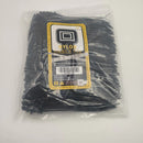 6 ZOLL 18 LBS UV SCHWARZE FARBE AUSSEN/INNEN SELBSTVERSCHLIESSENDE KUNSTSTOFFBINDE FÜR ZUHAUSE, BÜRO, GARTENARBEIT