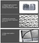 Automatisch faltbarer Windschutzscheiben-Sonnenschutz für Autos, SUV und LKW