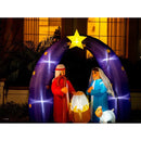 Nacimiento inflable navideño de Jesús de 6.5 pies 