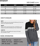 Damen Sweatshirts Langarm Grafik Pullover T-Shirt Taschen Lässige lockere Blusenoberteile