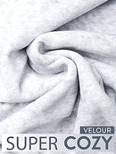 Max Allie Damen-Kapuzenpullover aus weichem Fleece, lässig, langärmlig, solide, leicht, Samt, Pullover, Tasche vorne, lockeres Sweatshirt