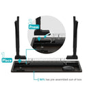 [ NEU ] ROBIN PRO ELEKTRISCHER STEHSCHREIBTISCH AUS EICHE SCHWARZ