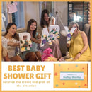 Juego de calcetines neutros para bebé con citas divertidas (4 pares)