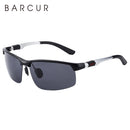 BARCUR Aluminium Magnisium Sport Sonnenbrille Polarisierte Leichte Autofahrerbrille Herren Damen