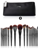 Juego de brochas de maquillaje Jessup, 3-21 Uds., base de polvo grande sintética Premium, corrector, sombra de ojos, delineador de ojos, carrete de madera T271