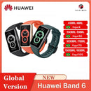 Globale Version Huawei Band 6 Band6 SpO2 BT5.0 1,47'' AMOLED-Bildschirm Herzfrequenz-Tracker 2-Wochen-Leben Braccialetto Relógio inte