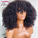 Elva Hair 13x6 Kinky Curly Lace Front Perücke für Frauen Curly Lace Frontal Echthaar Perücken 34 Zoll Remy Hair Lace Perücke vorgezupft