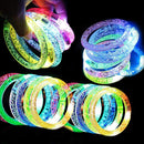 12/15/30/60 Teile / Los Knicklichter Bulk Bunte LED-Schaumstoff-Knicklichter Cheer Tube RGB LED Glow in the Dark Light für Weihnachtsfeier
