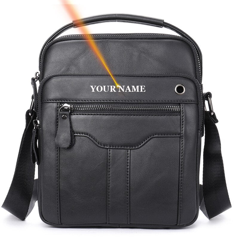 WESTAL, bolso de hombro para hombre, bolsos de mensajero de cuero genuino para hombre, bolsos cruzados negros grandes para hombre, bolso de hombre, bolsos de cuero para hombre 8830