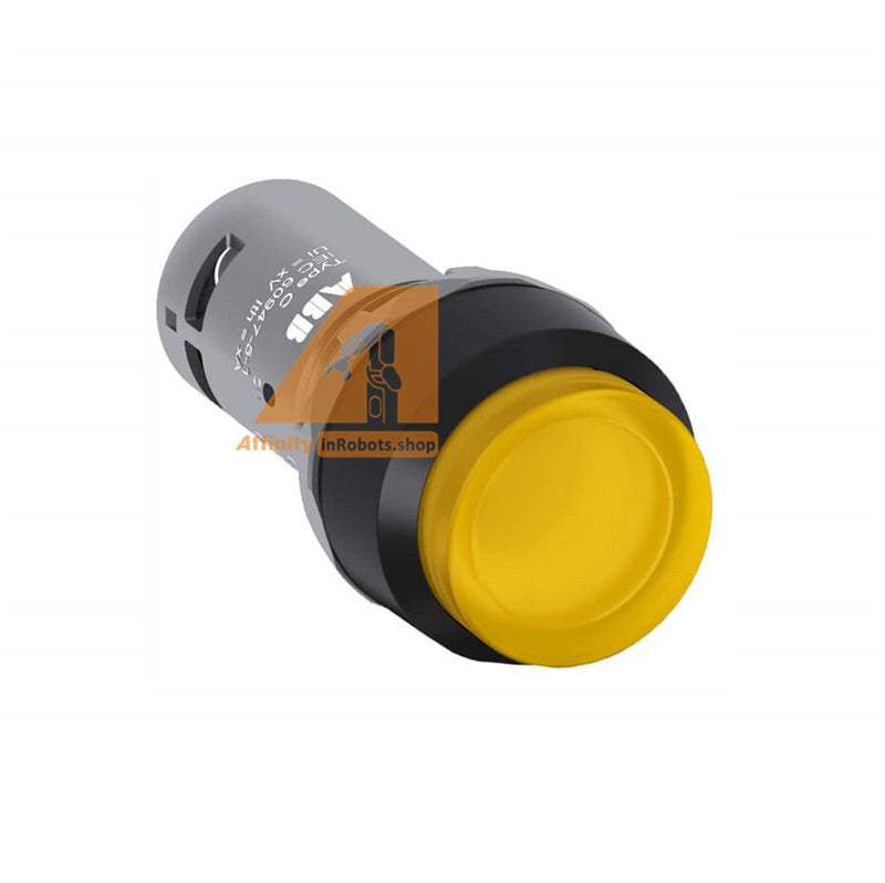 CP1-12Y-10 ABB Momentary Flush Compact Push Button Beleuchteter gelber Schalter Neu