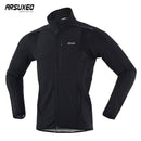ARSUXEO Thermal Mtb Rennradjacke Winternacht Reflektierende Warme Fahrradbekleidung Winddicht Wasserdicht Herrenmantel Fahrradtrikot
