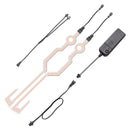 2 Stück Motorrad LED Nachtlichter Fahrradhelm EL Kaltlicht Blinkstreifen Leuchtsignal Aufkleber Universal Wasserdicht