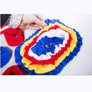 Schnüffelmatte für Hunde, Puzzle-Spielzeug, erhöht den IQ, langsamer Futterspender, Haustier, Katze, Welpen, Trainingsspiele, Fütterung, Fütterung, Lebensmittelintelligenz, Spielzeug