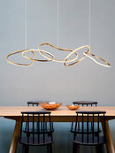 Simple light luxury chandelier creative dining restaurant bar minimalist personality art lamps