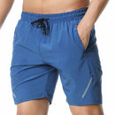 Herren-Shorts Fitness-Shorts Laufsport Herren-Fitness-Shorts Camouflage Sport-Shorts mit Reißverschlusstasche