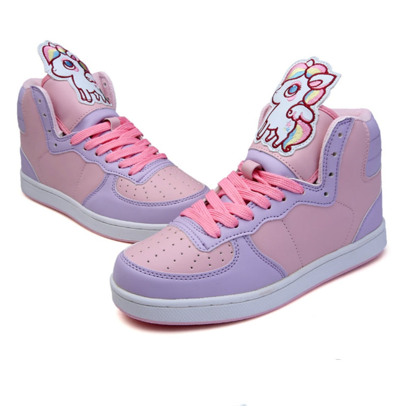 Anime Cosplay Pink Lolita Shoes Round Head Flat Heel Color Matching Kawaii Shoes Kawaii Girl Gothic Loli Cos Women&