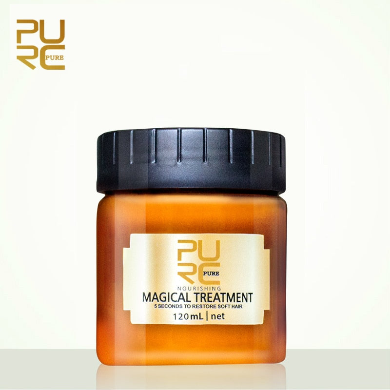 PURC Magical Treatment Hair Mask Nutrition Infusing Masque for 5 Seconds Repairs Hair Damage Restore Soft Hair Care