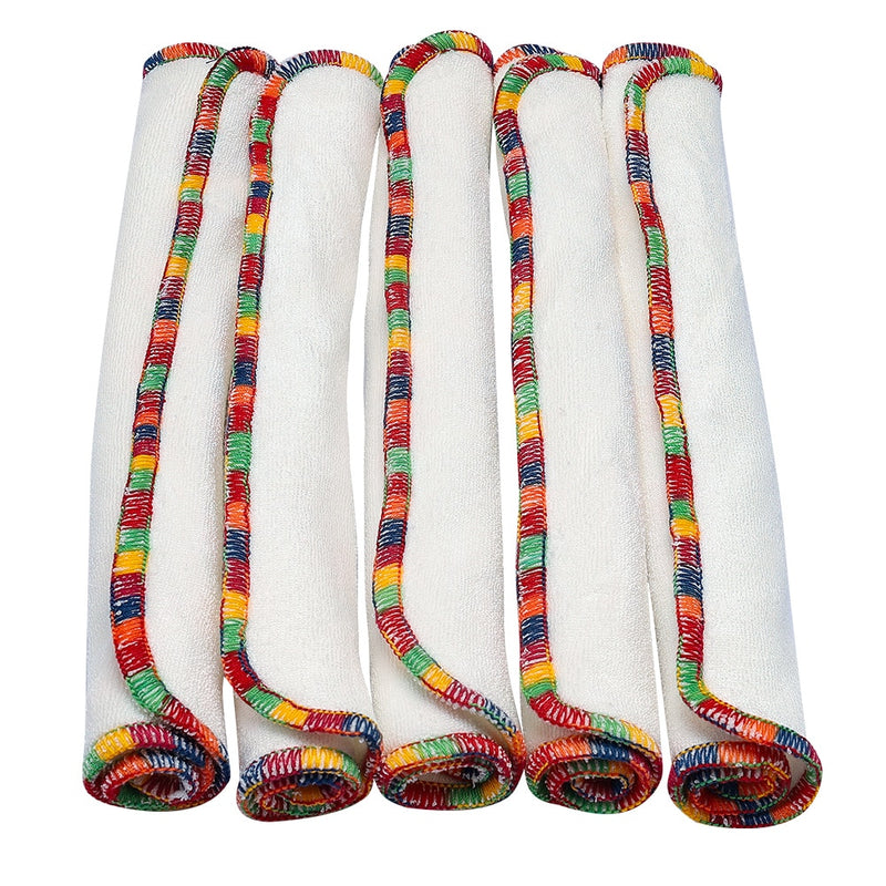 Pororo, toallita lavable de bambú para bebé, toallas para bebé, toalla para la cara, pañuelo, baño, alimentación, toallita, paños para eructar, 10 Uds.