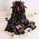 2022 180 * 90 cm Frauen Schal Sommer Seidenschal Dame Wrap Weiche weibliche Europa Designer Strand Bandana Foulard Schalldämpfer Mädchen Pareo