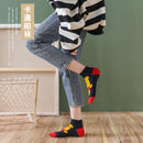 5 Paar/Los Frauen Socken Casual Korea Cartoon Tier Socken Baumwolle Nettes Mädchen lustige Maus Ente Söckchen Größe 35-41 Dropshipping