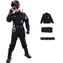 Kinder Verkehr Spezielle Polizei Halloween Karneval Party Performance Polizisten Uniform Kinder Armee Jungen Cosplay Kostüme 110-160CM