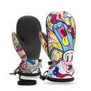 COPOZZ -30 ℃ Espesar Adulto Adolescente Profesional Snowboard Guantes de esquí A prueba de viento Invierno Cálido Guantes de nieve térmicos Esquí Moto de nieve