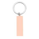 Regalo personalizado, iniciales AZ personalizadas, grabado, NO HAGAS UNA MIERDA ESTÚPIDA de papá, mamá, hijo, hija, niño, joyería, llavero con anilla