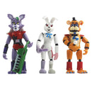 5 Teile / satz Anime Figur Five Night At Freddy Abnehmbares Gelenk Fnaf Cute Bonnie Bear Rabbit Foxy Actionfigur Pvc Modell Freddy Toy