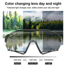 X-TIGER Photochrome Fahrradbrille 5 Linsen UV400 Mountainbike Brille Herren Outdoor Sport Fahrradbrille mit Myopie Rahmen