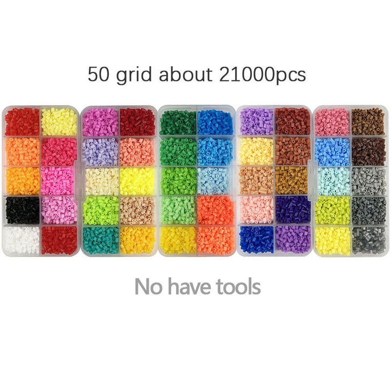 2,6 mm Mini Hama Perlen 80 Farben Kits Perler PUPUKOU Perlen Werkzeug und Vorlage Bildung Spielzeug Sicherung Perlen Puzzle 3D für Kinder